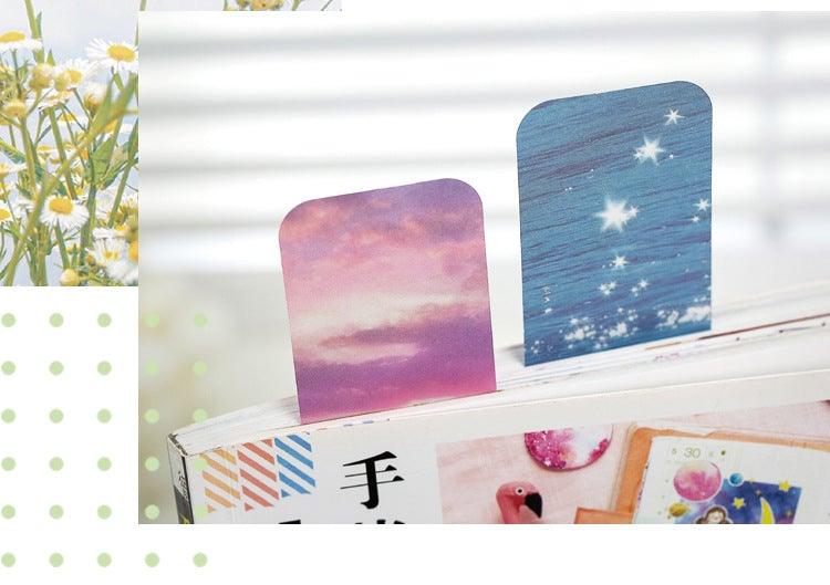 Sheets Scrapbooking Deco Craft Paper Bookmark For Teachers Students Classroom Rewards Supplies Page Markers Assorted Book Markers Durable Magnetic Page Clip For Students Teachers Reading