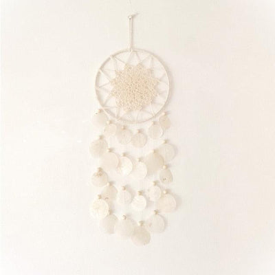 Shell Wind Chime Room Decoration Hanging Wind chime Outdoor Decoration, Bamboo Wind Chimes Unique Outdoor Handmade Chimes as Memorial Gift for Mom Family Wall Pendant Home Office