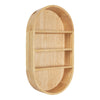 Hutton Wood Capsule Wall Shelf