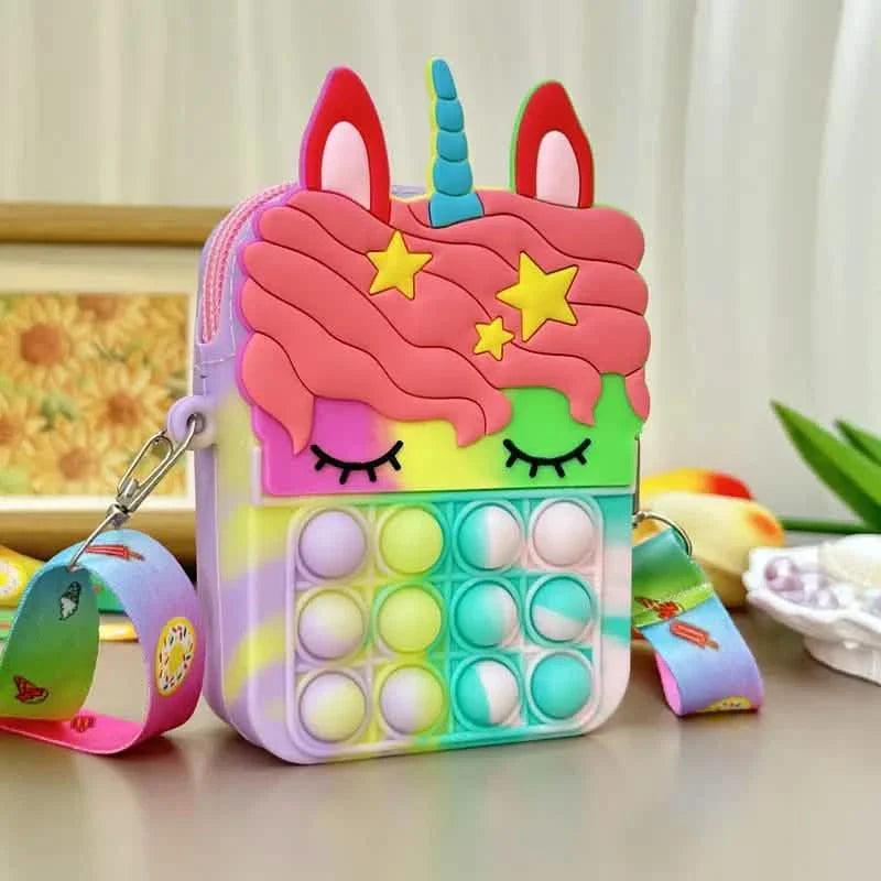 Shoulder Bag Fidget Toys Pop Fidget Backpack Toy