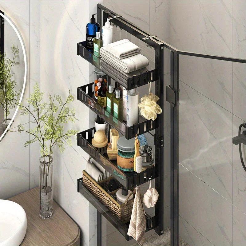 Shower Caddy - Adjustable Stainless Steel 4-Tier