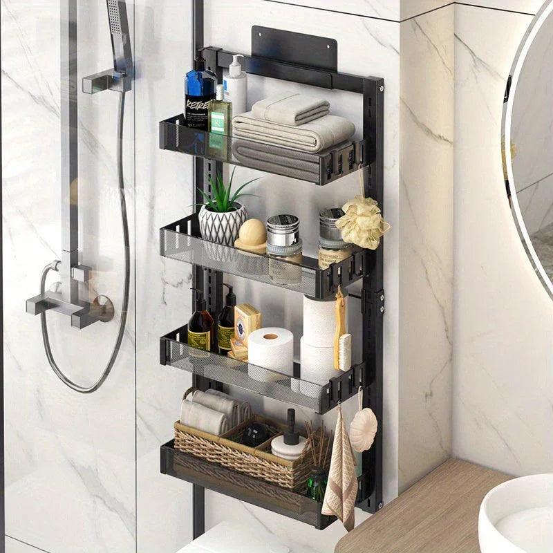 Shower Caddy - Adjustable Stainless Steel 4-Tier