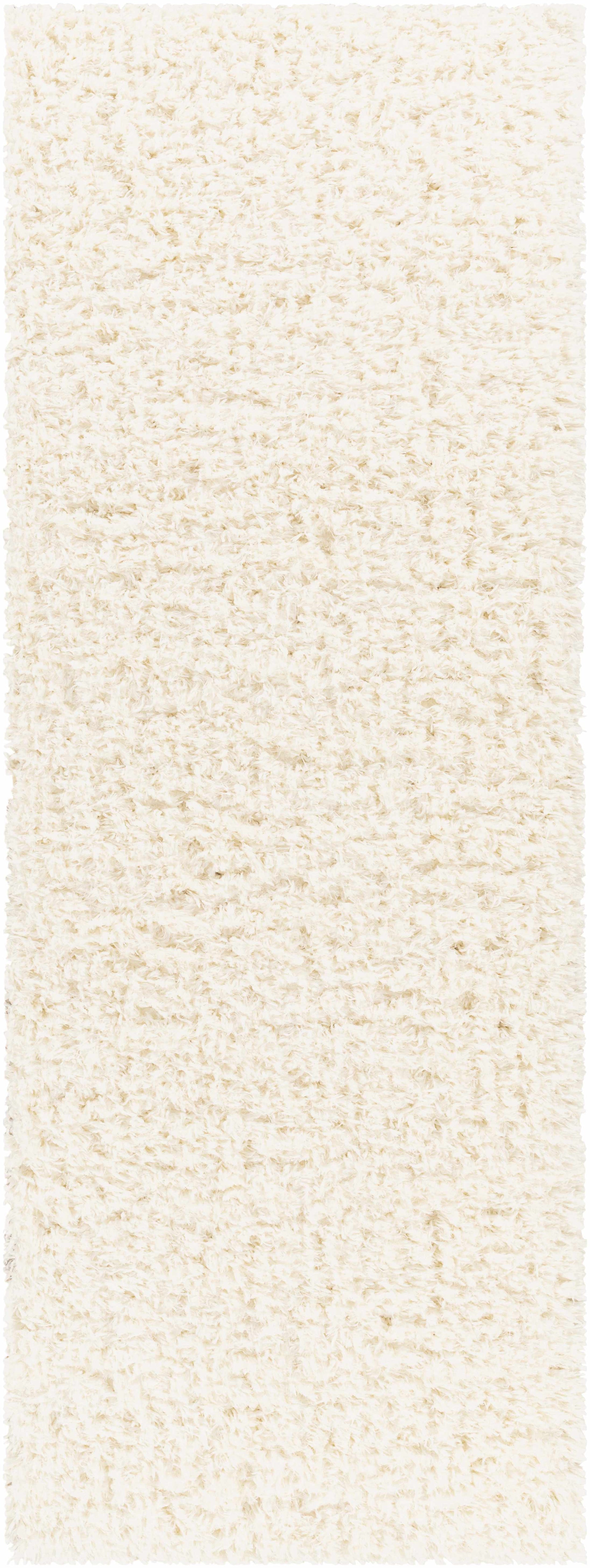 Siari Solid Cream Plush Rug