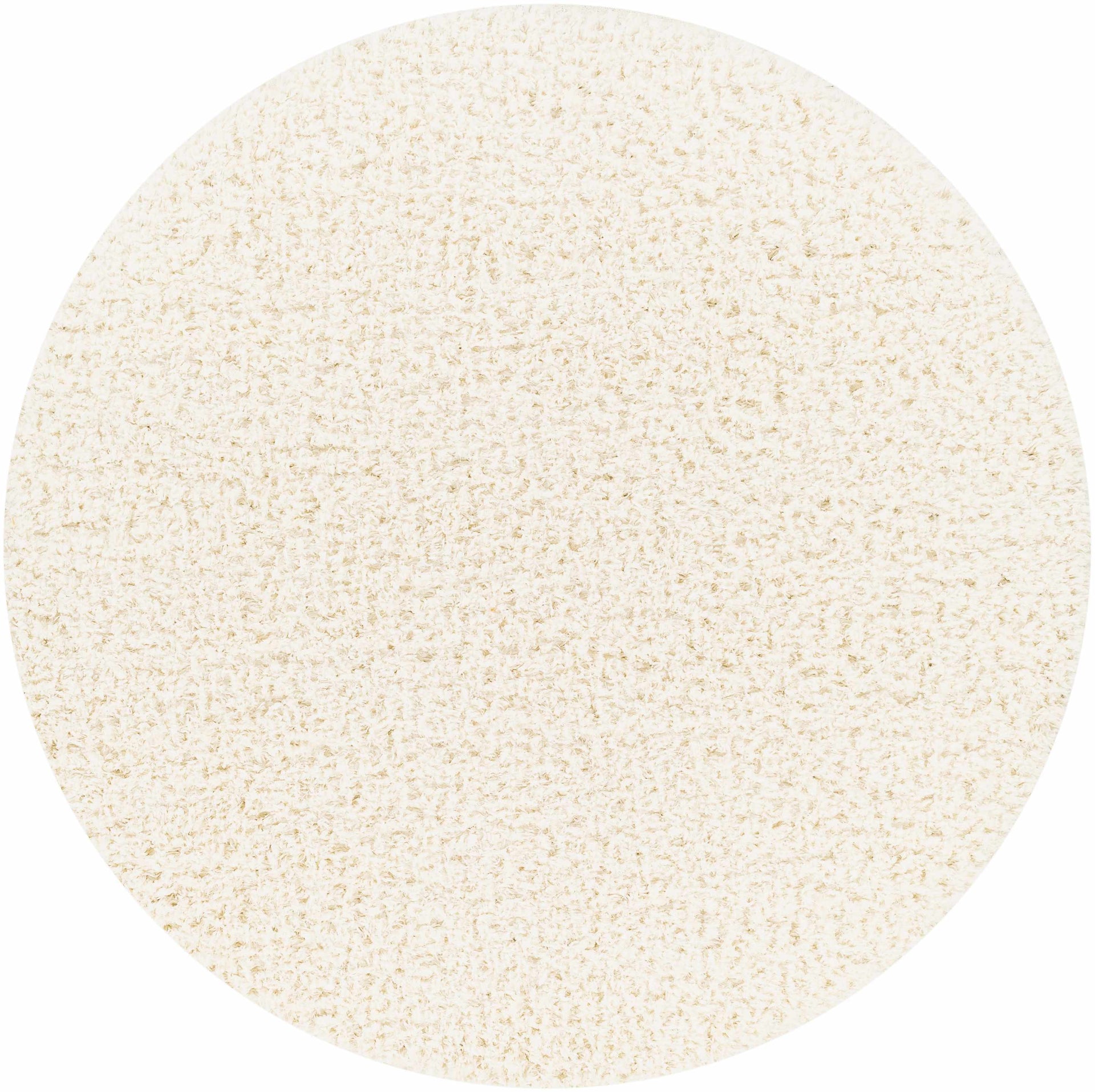Siari Solid Cream Plush Rug