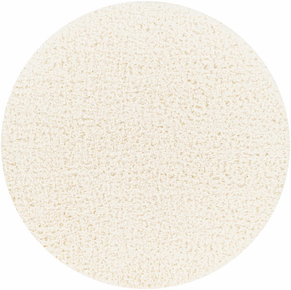 Siari Solid Cream Plush Rug