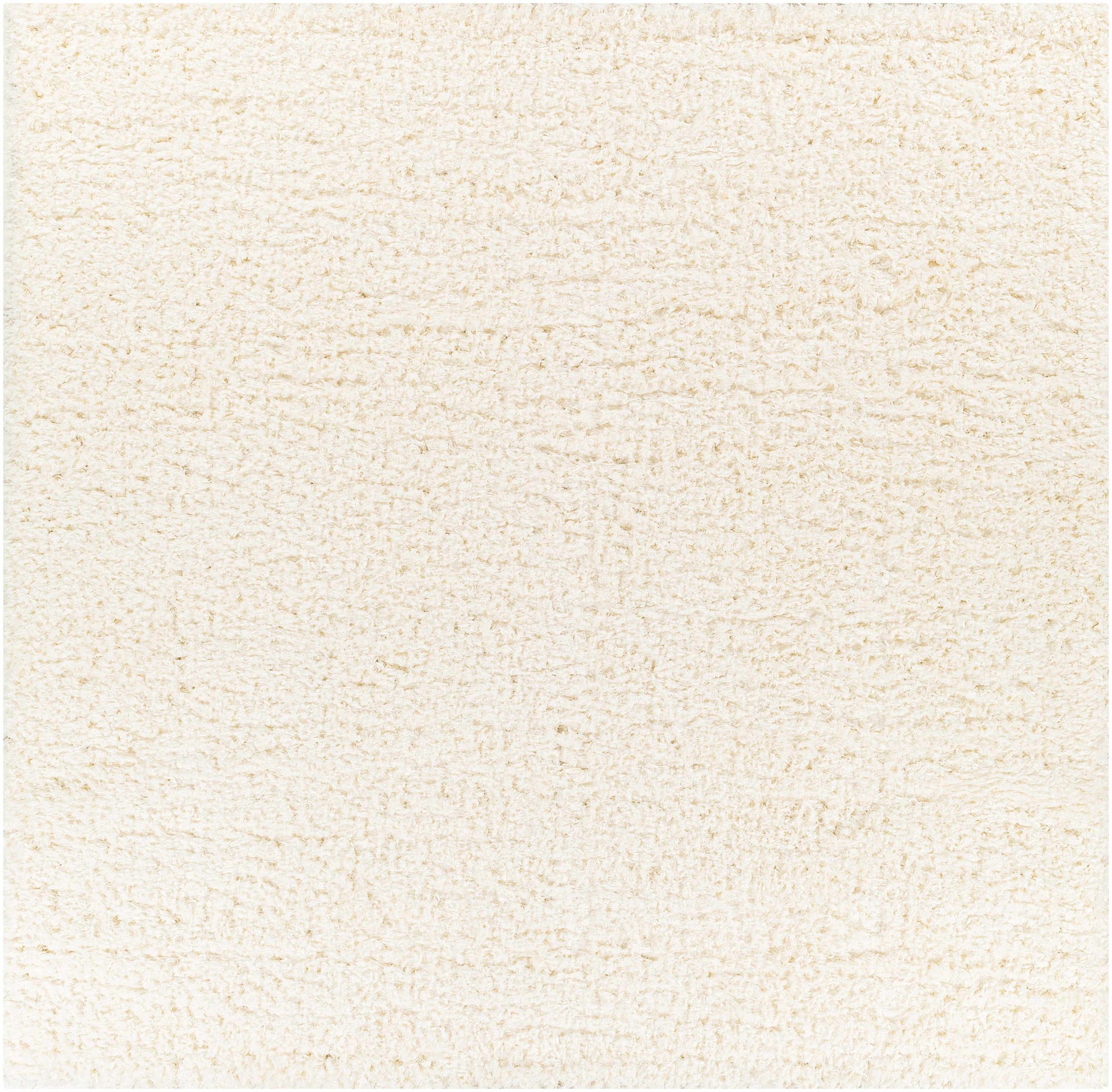 Siari Solid Cream Plush Rug
