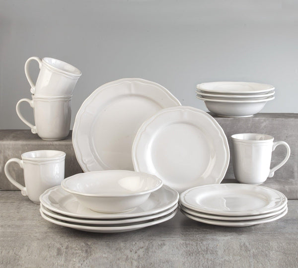 Siena 16 Piece Stoneware Dinnerware Set, Service for 4