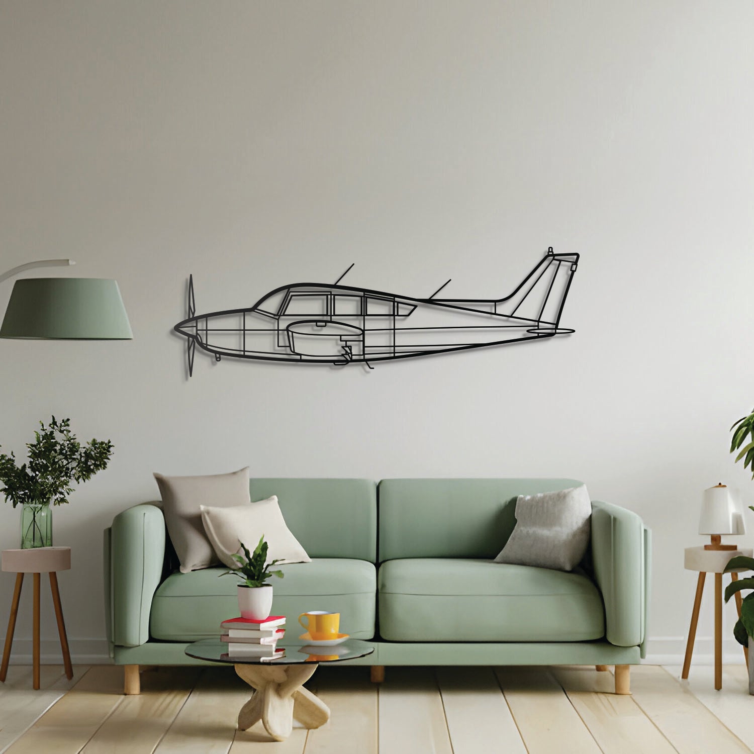 Sierra C24R Metal Aircraft Wall Art - NCP0396