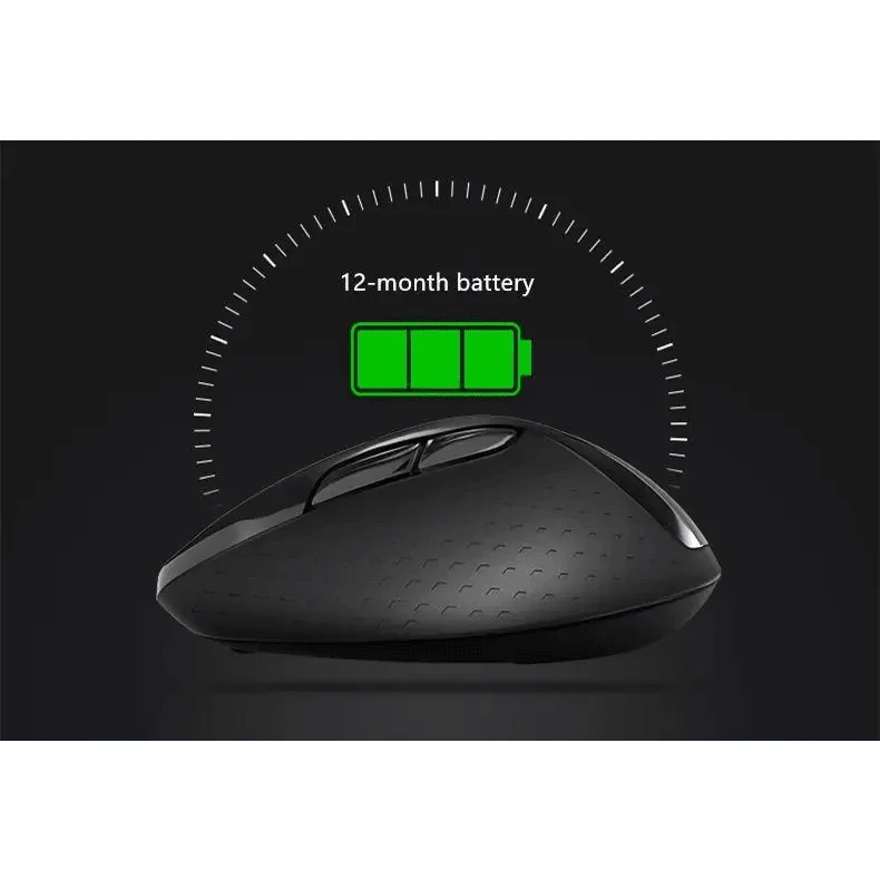 Silent Laptop Wireless Mouse Adjustable DPI Stylish Easy Switch Bluetooth 2.4GHz Mouse For Computer