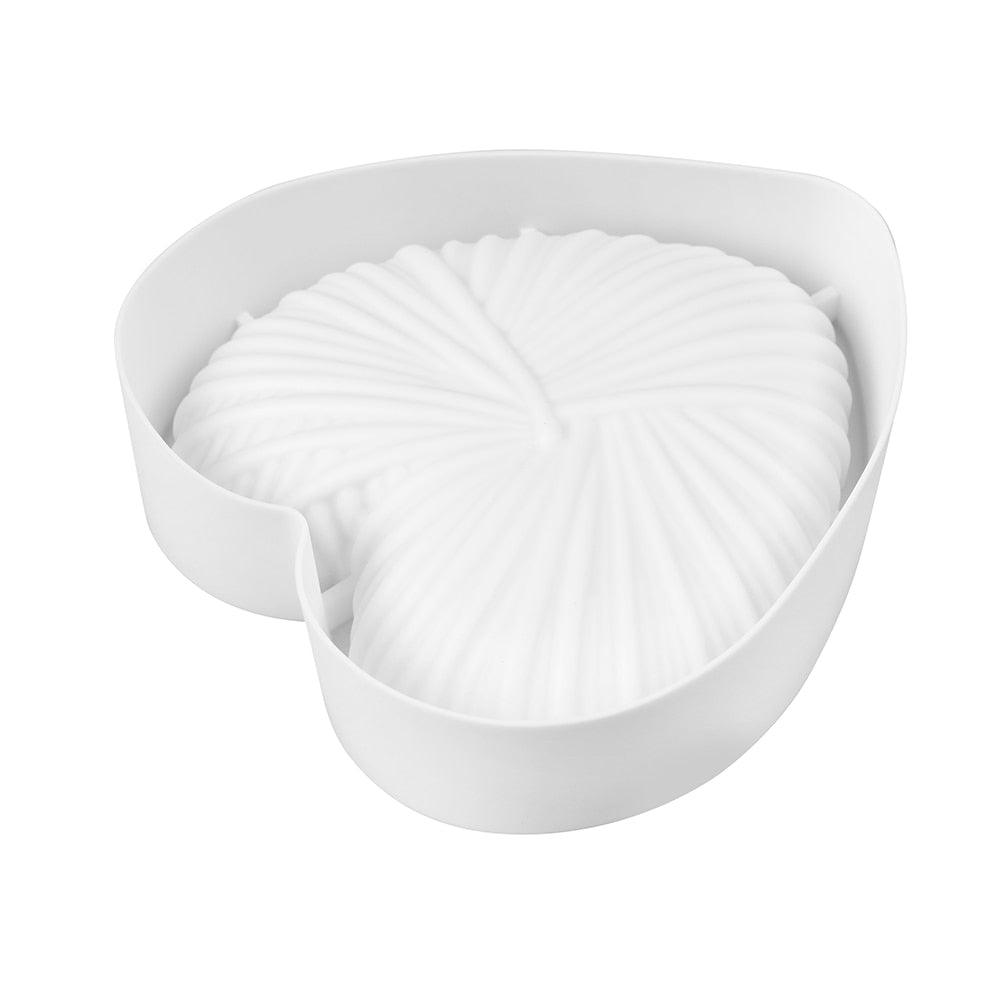 Silicone Cake Mold Nonstick Heat Resistant Reusable Baking Tools Birthday Christmas Bakeware Heart Mould Smooth Heart Mold Chocolate Mold Love Shaped Silicone Cake Mould