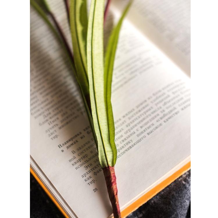Faux Silk Fritillaries Lily Flower Stem in Pink or Purple 26
