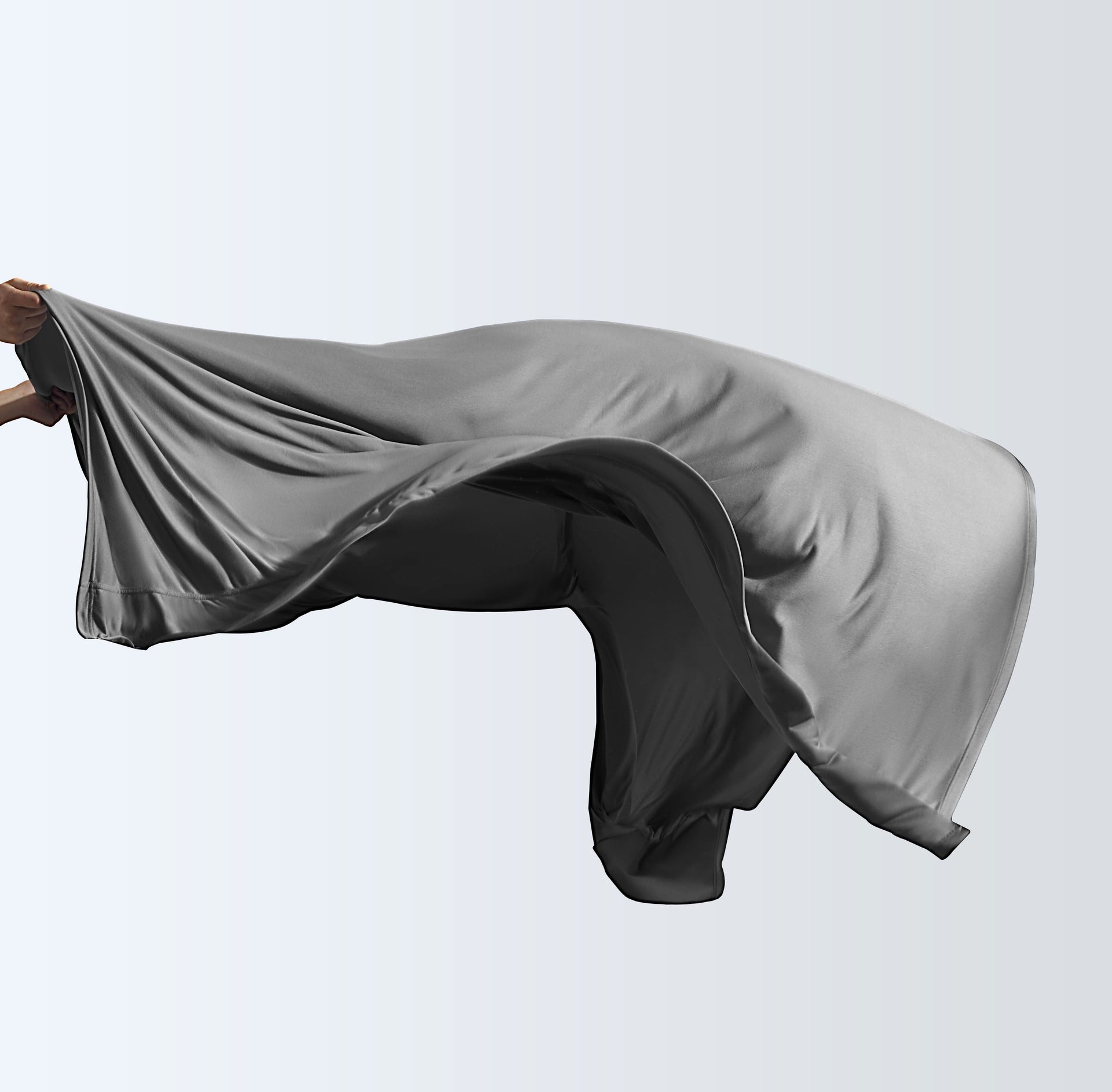 100% Microfiber Jersey Knit Sheet Set with Pillowcases-Grey Sleep Zone