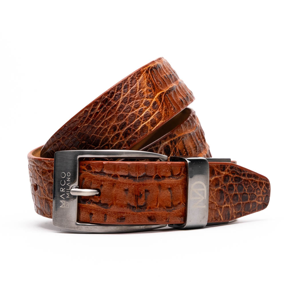 Silvio Belt Rustic Cognac