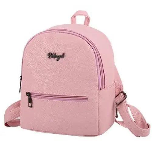 Simple And Stylish Mini Solid Backpack For Women And Girls Cute Travel Bag Trendy Student School Backpacks