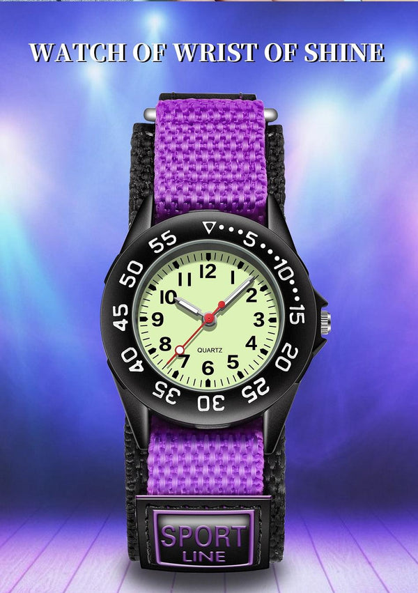 Simple Luminous Dial Nylon Straps Quartz Watches Military Green Dial Nylon Strap Quartz Wrist Watch Night Vision Luminous Wristwatch For Mens Womens