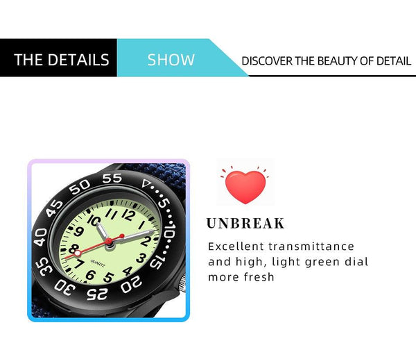 Simple Luminous Dial Nylon Straps Quartz Watches Military Green Dial Nylon Strap Quartz Wrist Watch Night Vision Luminous Wristwatch For Mens Womens