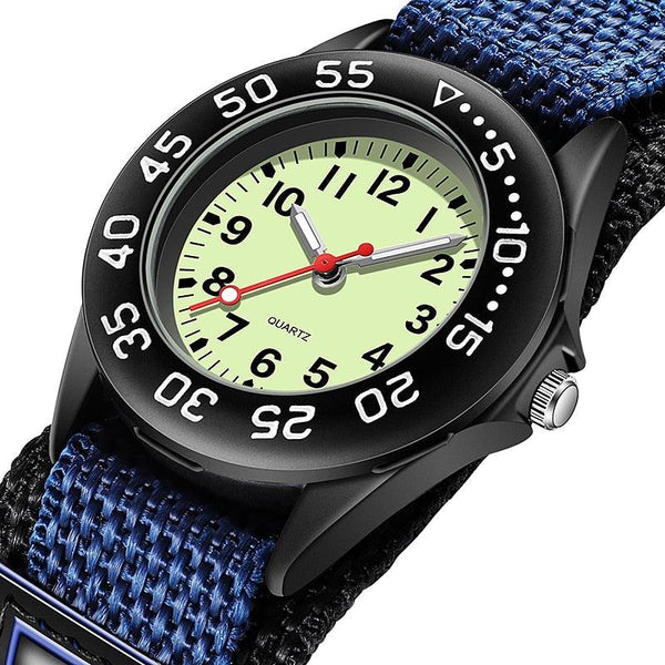 Simple Luminous Dial Nylon Straps Quartz Watches Military Green Dial Nylon Strap Quartz Wrist Watch Night Vision Luminous Wristwatch For Mens Womens