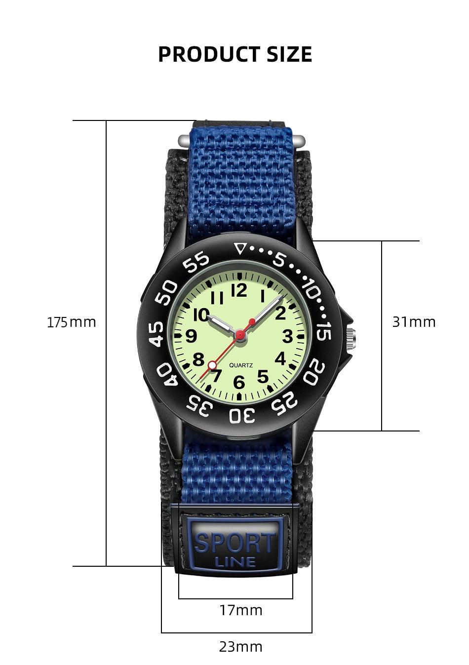 Simple Luminous Dial Nylon Straps Quartz Watches Military Green Dial Nylon Strap Quartz Wrist Watch Night Vision Luminous Wristwatch For Mens Womens