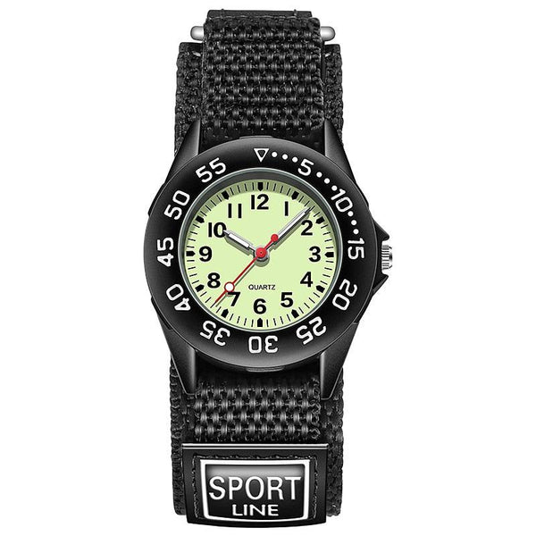 Simple Luminous Dial Nylon Straps Quartz Watches Military Green Dial Nylon Strap Quartz Wrist Watch Night Vision Luminous Wristwatch For Mens Womens