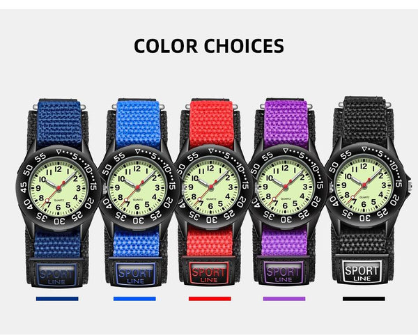 Simple Luminous Dial Nylon Straps Quartz Watches Military Green Dial Nylon Strap Quartz Wrist Watch Night Vision Luminous Wristwatch For Mens Womens
