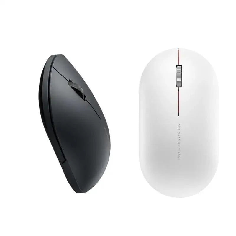 Simple Modern White/Black Wireless Bluetooth USB Connection Optical Mouse For Laptop PC Portable Slim Rechargeable Mouse Computer Mouse