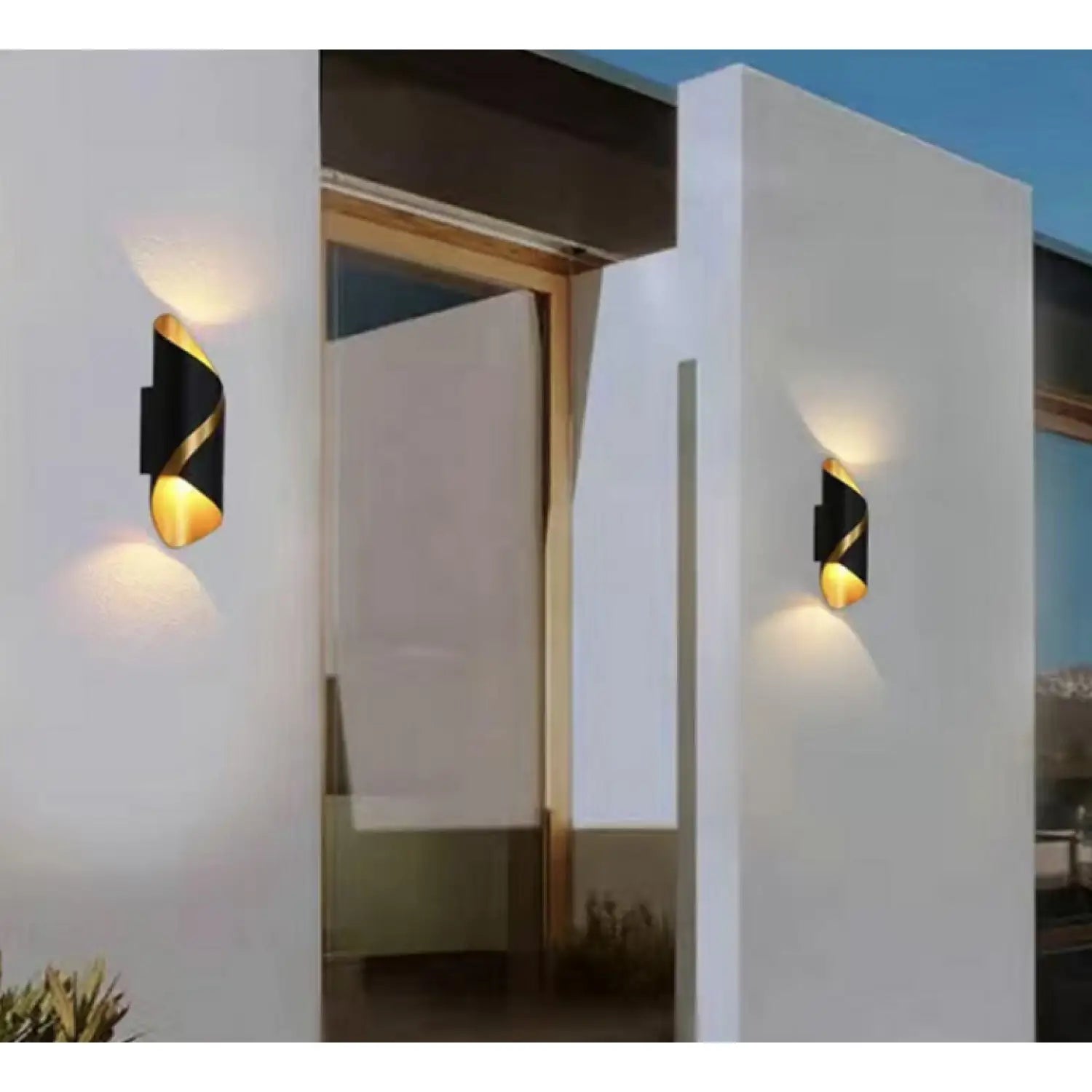 Simple Outdoor LED Lamp with Sleek Waterproof Design