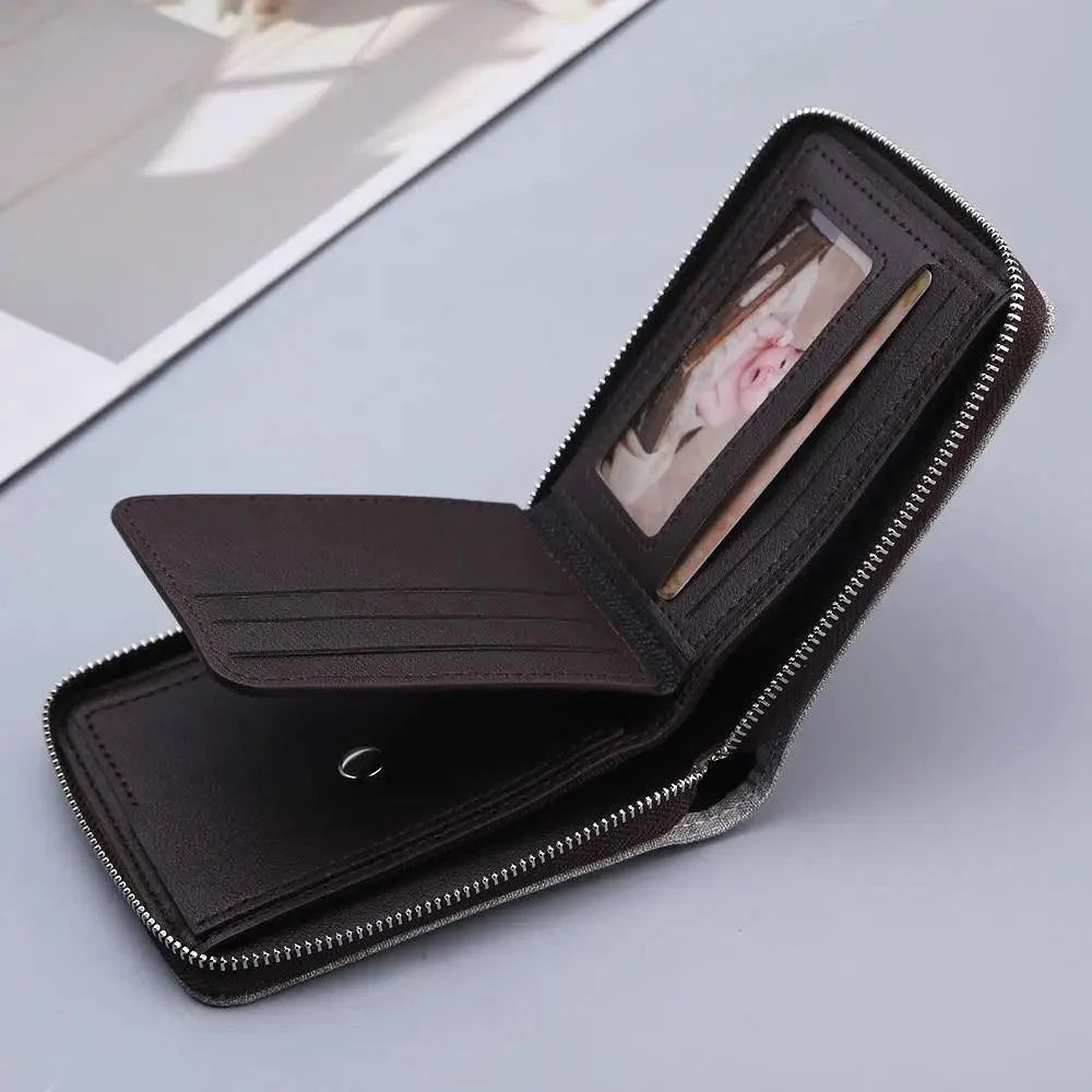 Simple PU Leather Business Men Wallet Fashion Lightweight Card Holder For Men Quality Luxurious Wallet