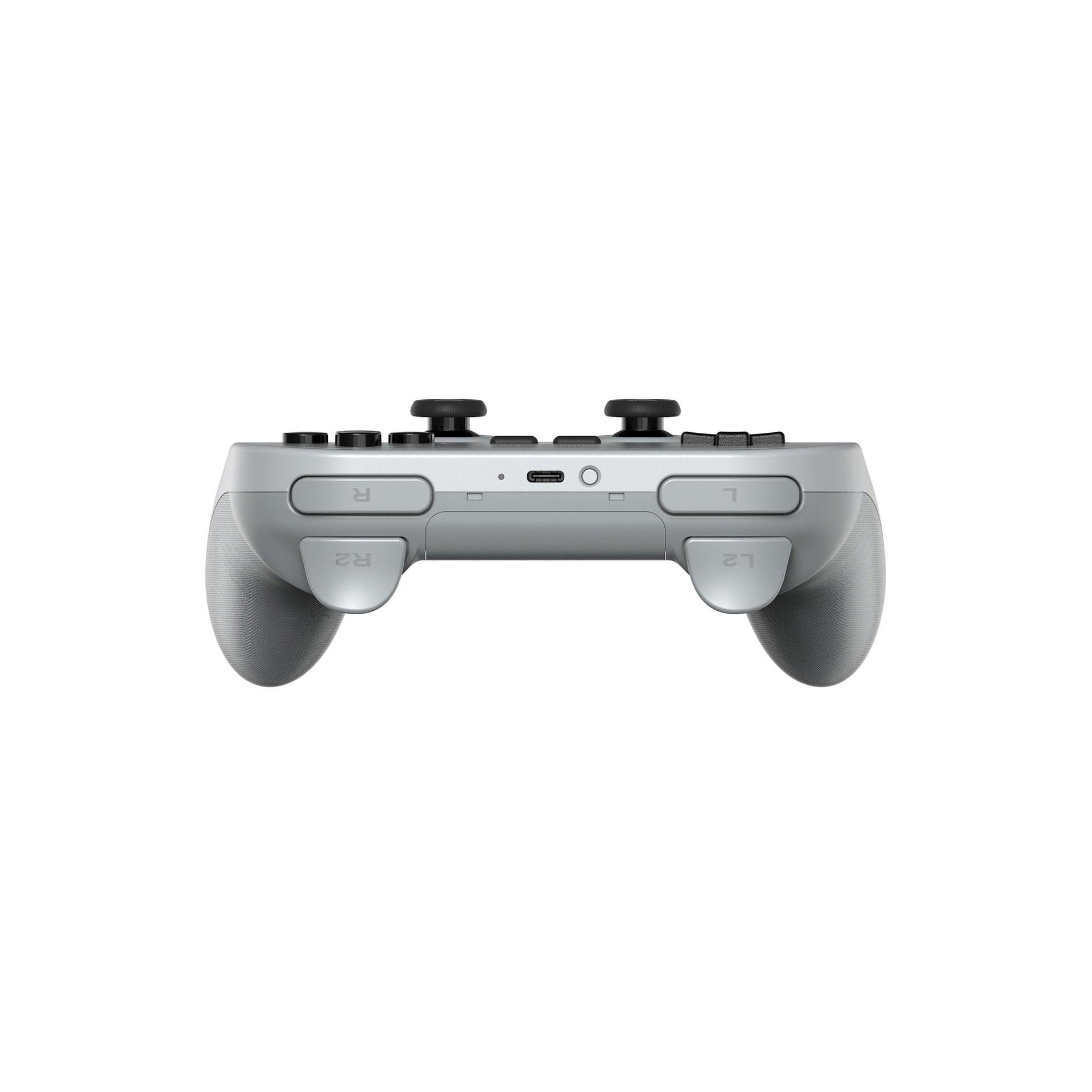 Simple Pure White Bluetooth Joystick Gamepad Controller Compatible With PC Monitor Laptop Tablet