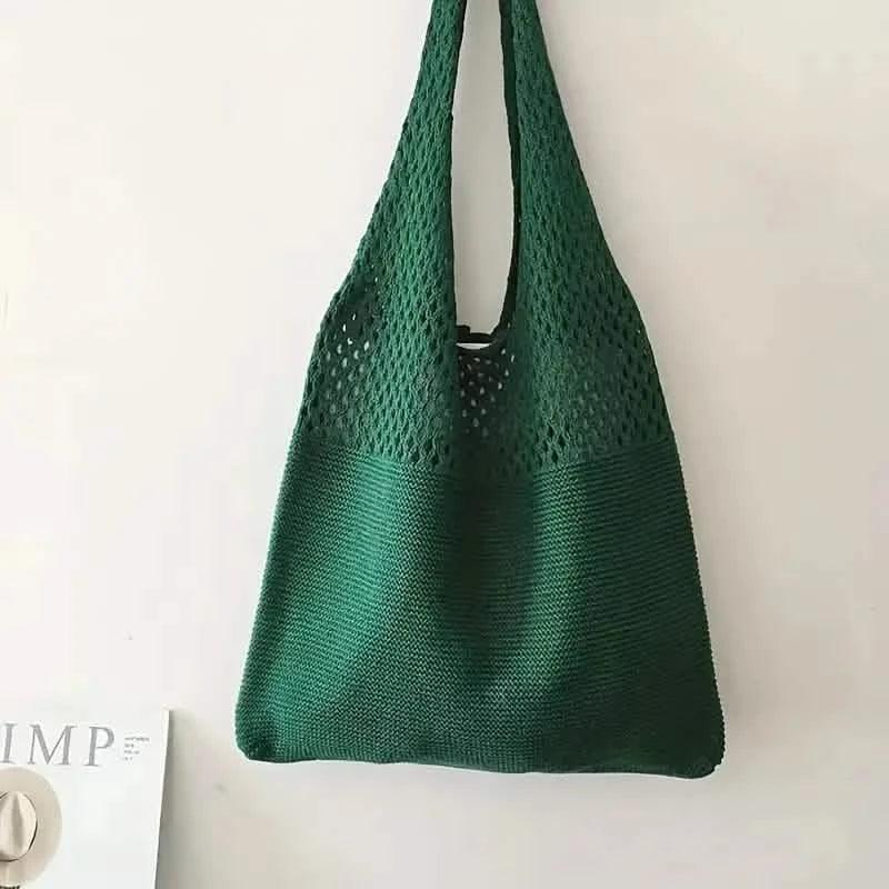 Simple Retro Hollow Crochet Bag
