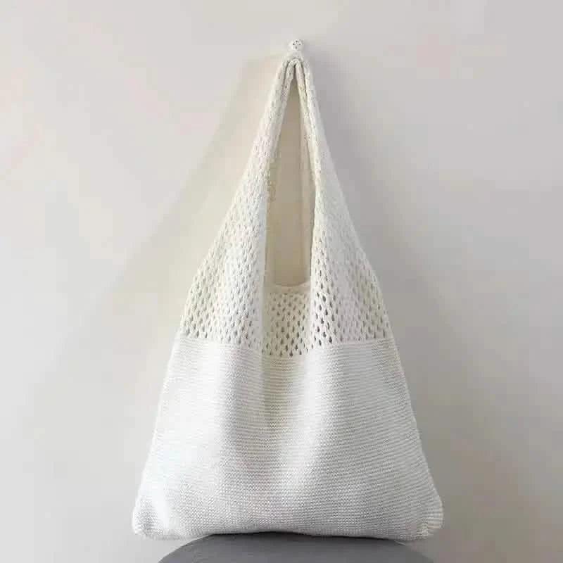 Simple Retro Hollow Crochet Bag