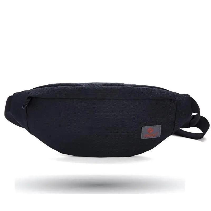 Simple Style Fanny Pack for Running Cycling Workout Men Women Waist Pouch Bag Black Classic  Women Belt Bag Pouch For Money Phone Black Bum Hip Bag
