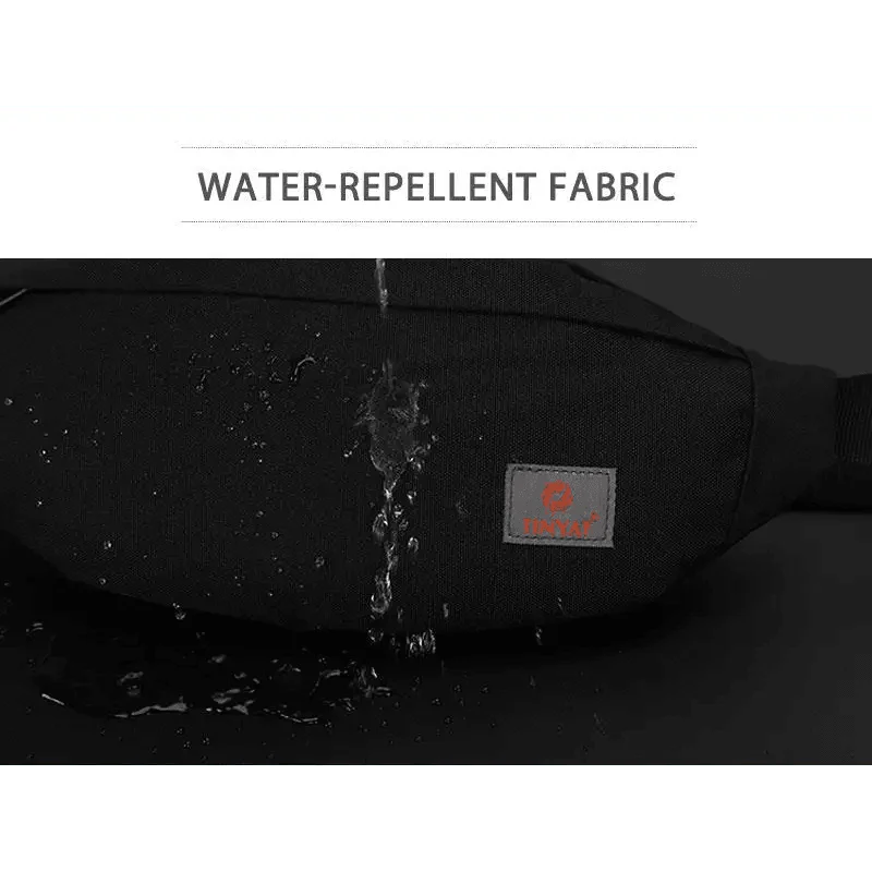 Simple Style Fanny Pack for Running Cycling Workout Men Women Waist Pouch Bag Black Classic  Women Belt Bag Pouch For Money Phone Black Bum Hip Bag