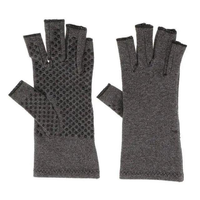 Simple Winter Arthritis Gloves Unisex Classic Anti Arthritis Therapy Gloves Compression  Fingerless Gloves