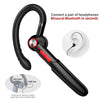 Single Wireless Bluetooth 5.0 Headset Handsfree HIFI Fingerprint Touch Hanging Ear Earphone for iPhone Waterproof Earpiece Ear Wireless Bluetooth Sport Headphones