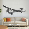 Sinus Max Angle Metal Aircraft Wall Art - NCP0596 - 19.3" - 49 cm