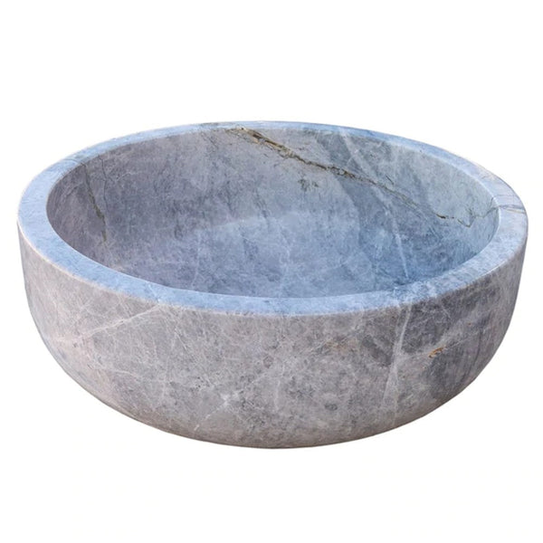 Natural Stone Sirius Silver Marble Vessel Sink Polished (D)16