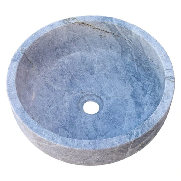 Natural Stone Sirius Silver Marble Vessel Sink Polished (D)16