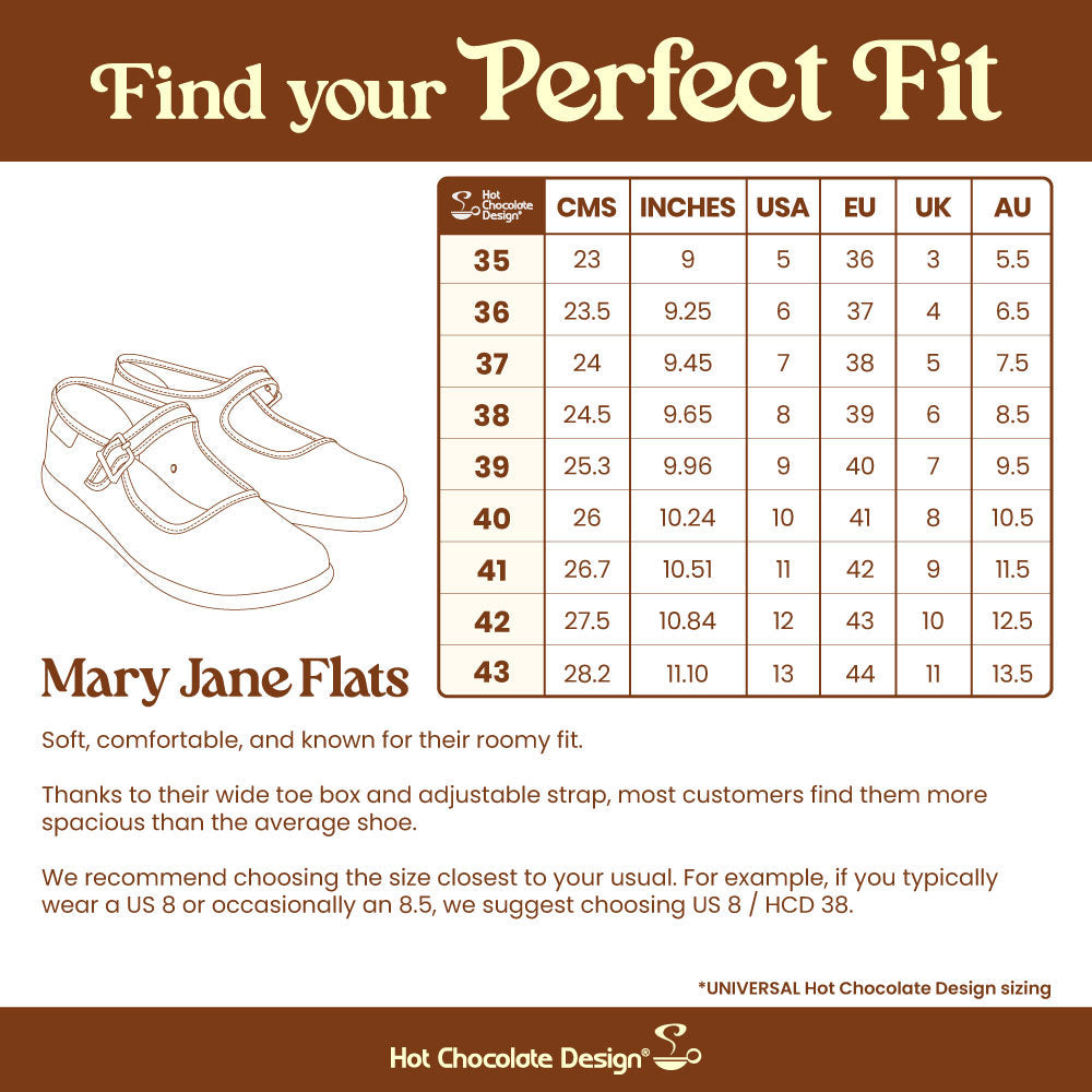 Espresso Martini Women's Mary Jane Flats