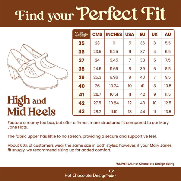 Black Moon Women's Mid Heels Mary Jane