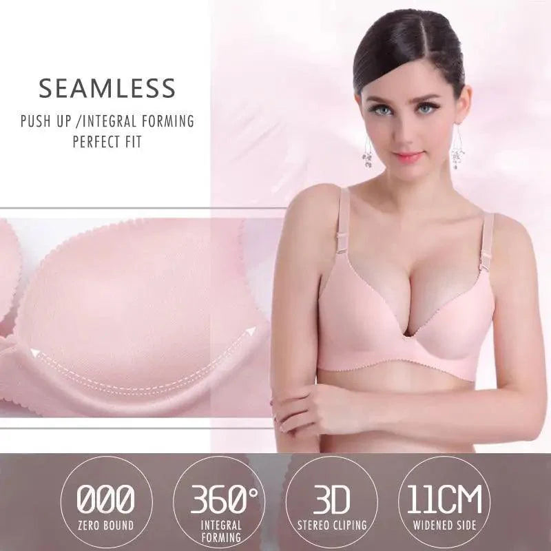 Sizzling Deep U Cup Bras For Women And Girls Push Up Bras Seamless Backless Intimates Female Underwear