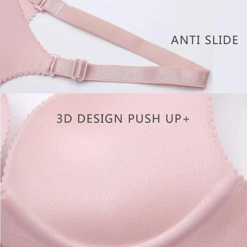 Sizzling Deep U Cup Bras For Women And Girls Push Up Bras Seamless Backless Intimates Female Underwear