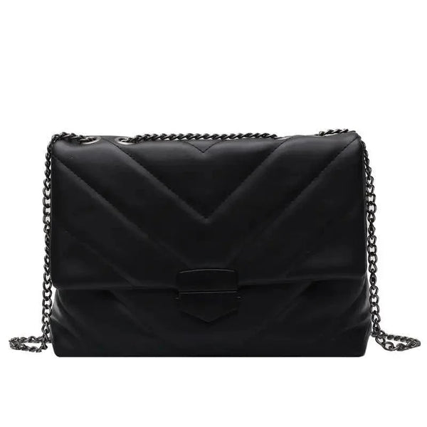 Sizzling Embroidery Thread Small PU Leather Crossbody Bags For Women And Girls Trending Female Shoulder Handbags