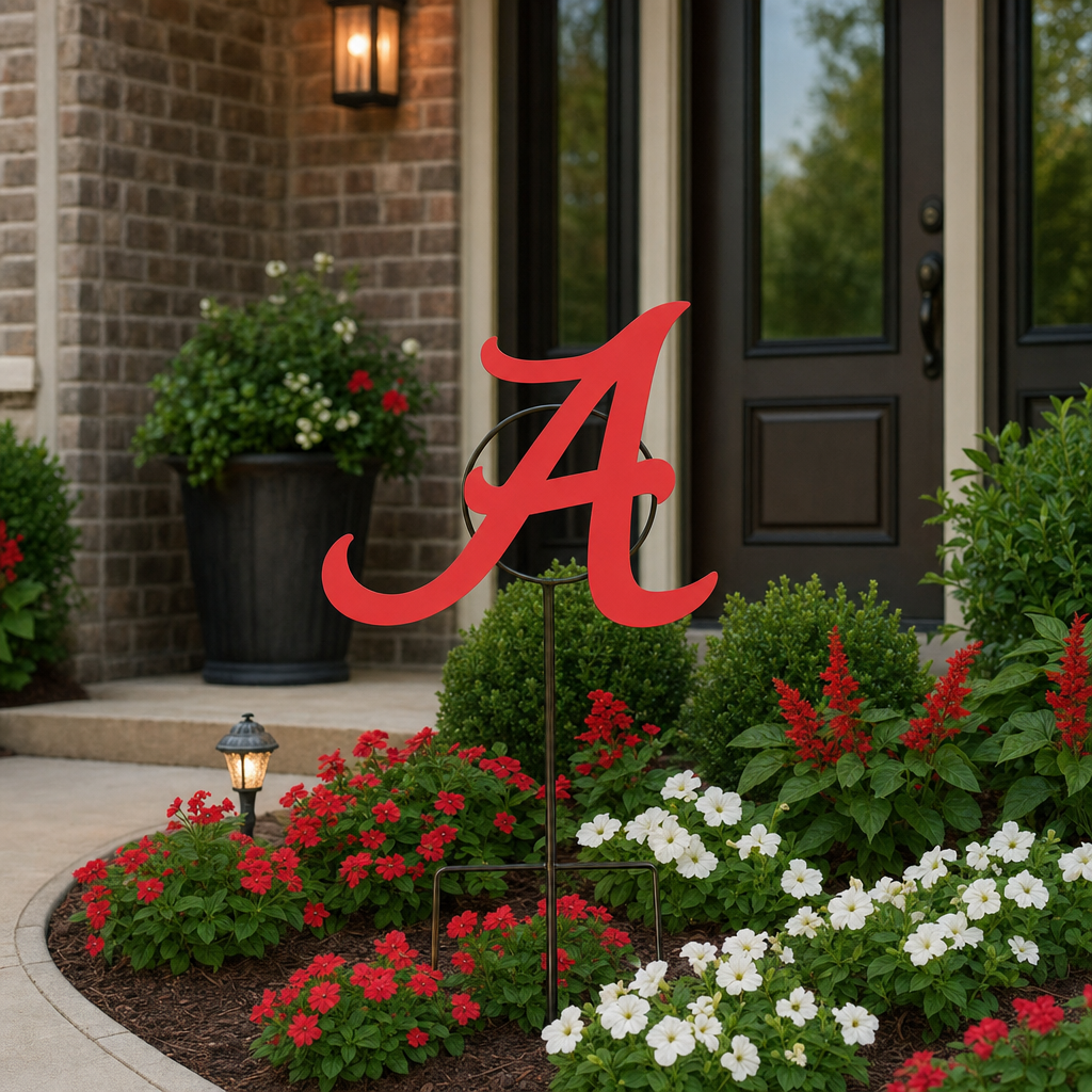 Alabama logo Wrought Iron Yard Decor