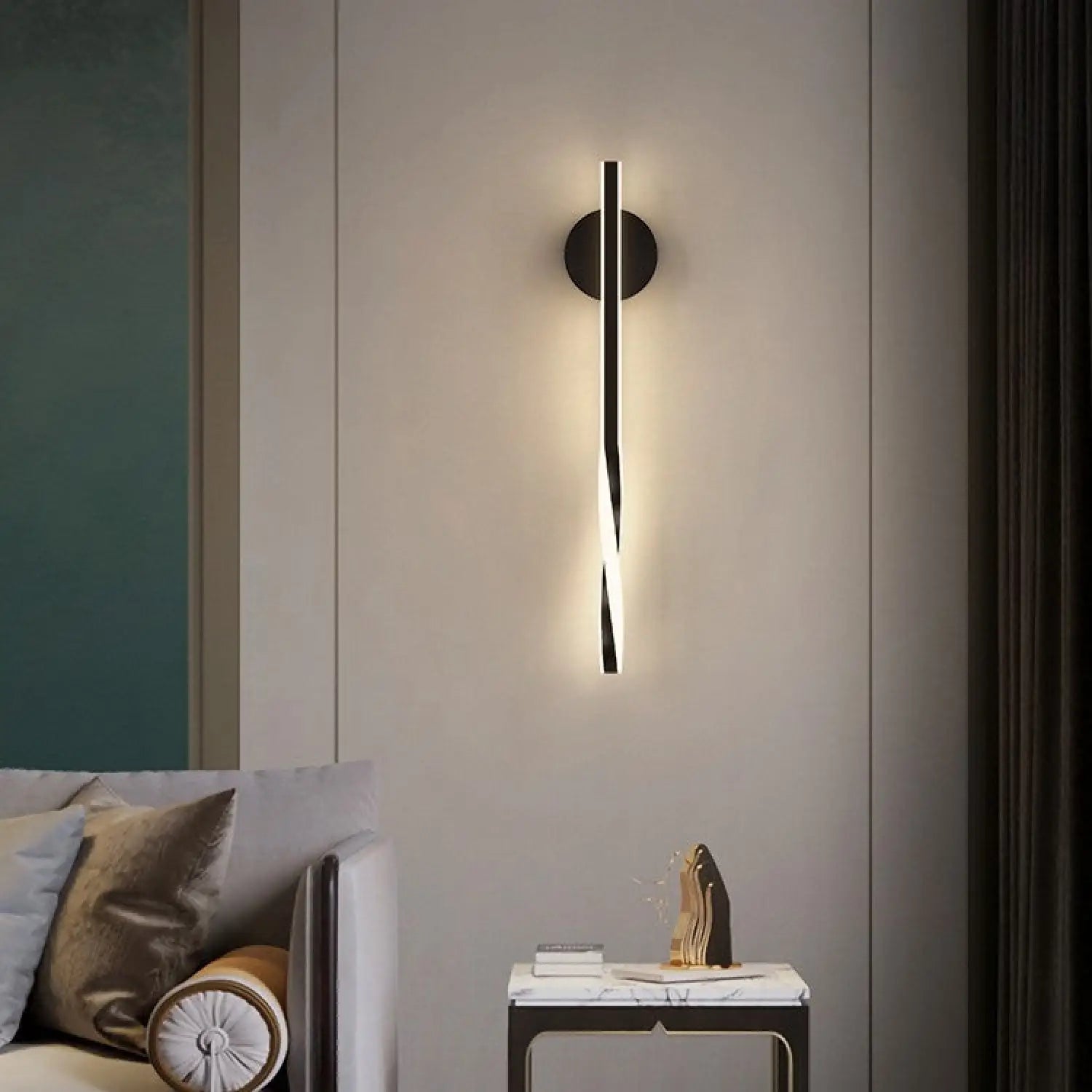 Sleek Wall Lamp with Modern Light for Bedroom & Cozy Ambience