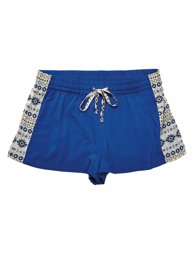 Women's Camo Sleep Shorts - Aztec Hunting Loungewear - Wilderness Dreams