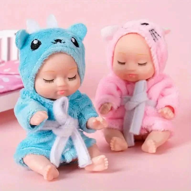Sleep Simulative Rebirth Princess Dolls in Bathrobes
