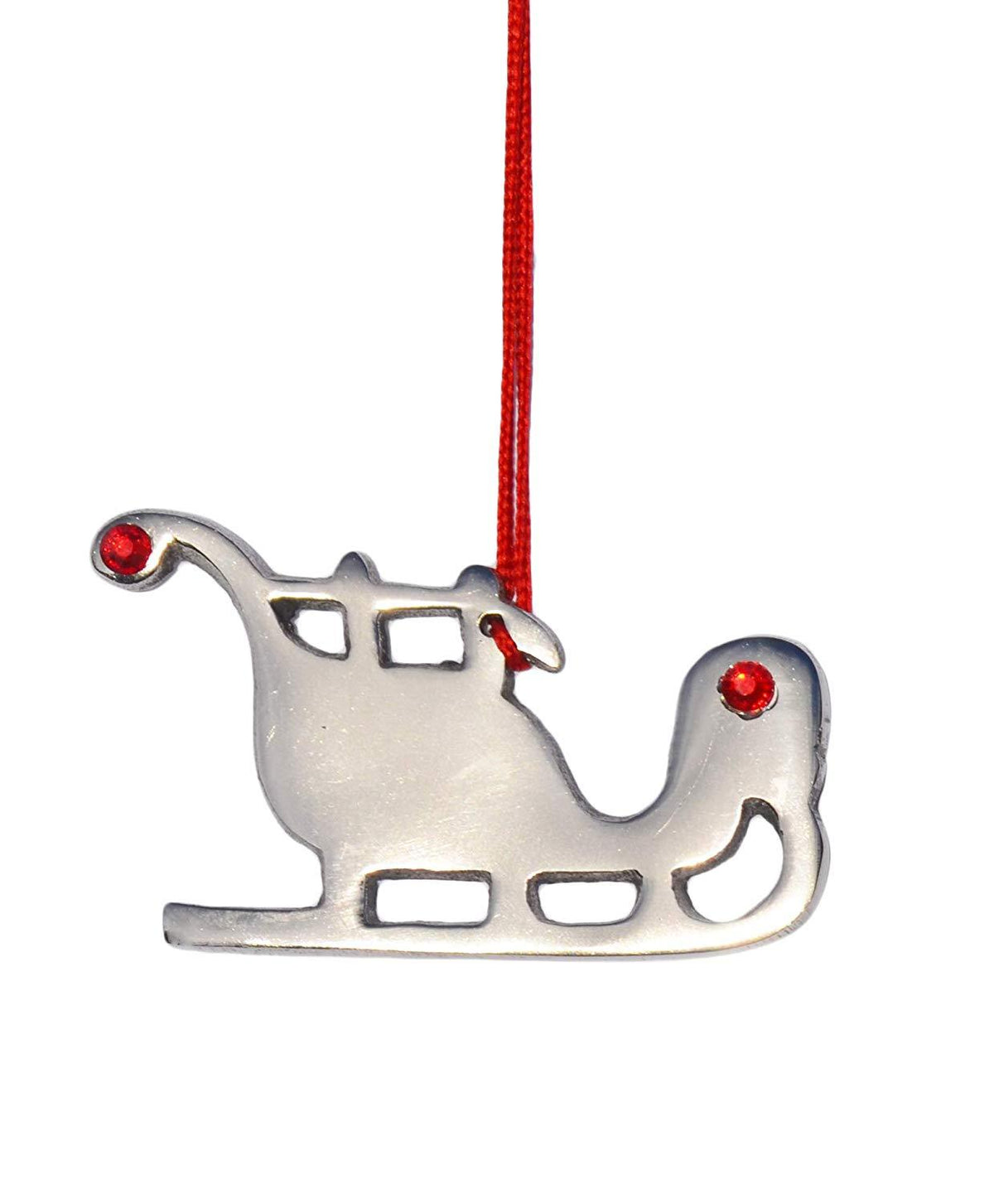 Vibhsa Sleigh Christmas Tree Ornament Decorations Set of 4