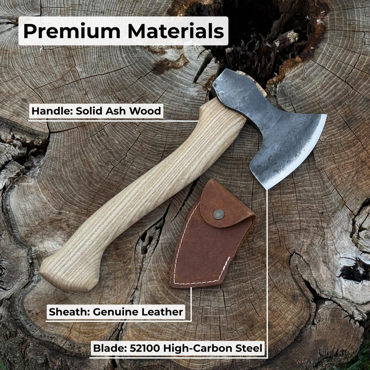 Small Carving Axe, 0.54 kg (1.19 lbs)