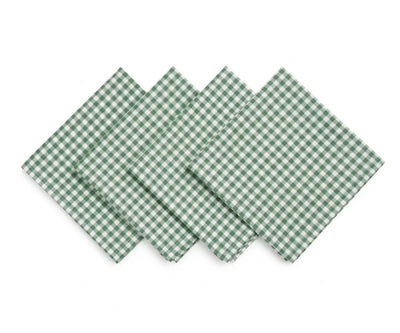 Green Buffalo Check Napkins