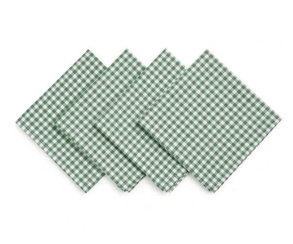 Green Buffalo Check Napkins